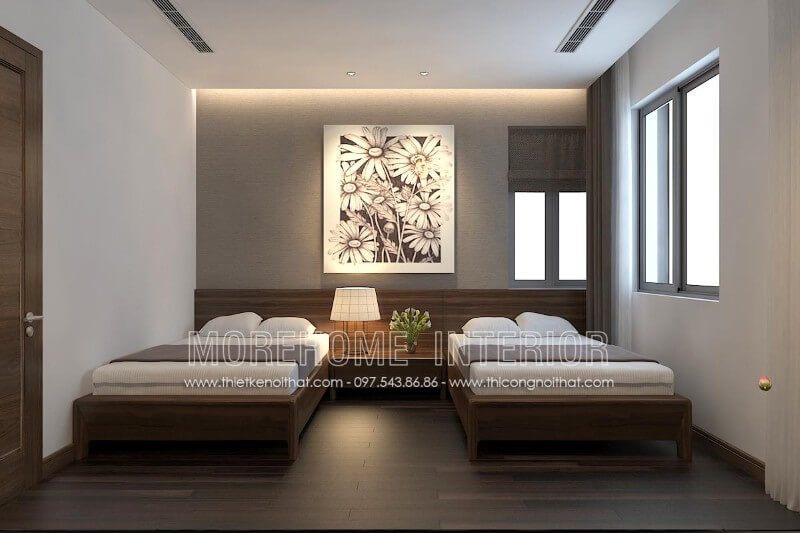 giường ngủ công nghiệp