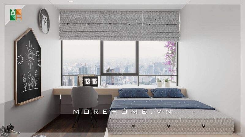 Tạo ra một thiết kế phòng ngủ hiện đại cho các căn hộ, nhà phố có diện tích vừa với phong cách hiện đại.